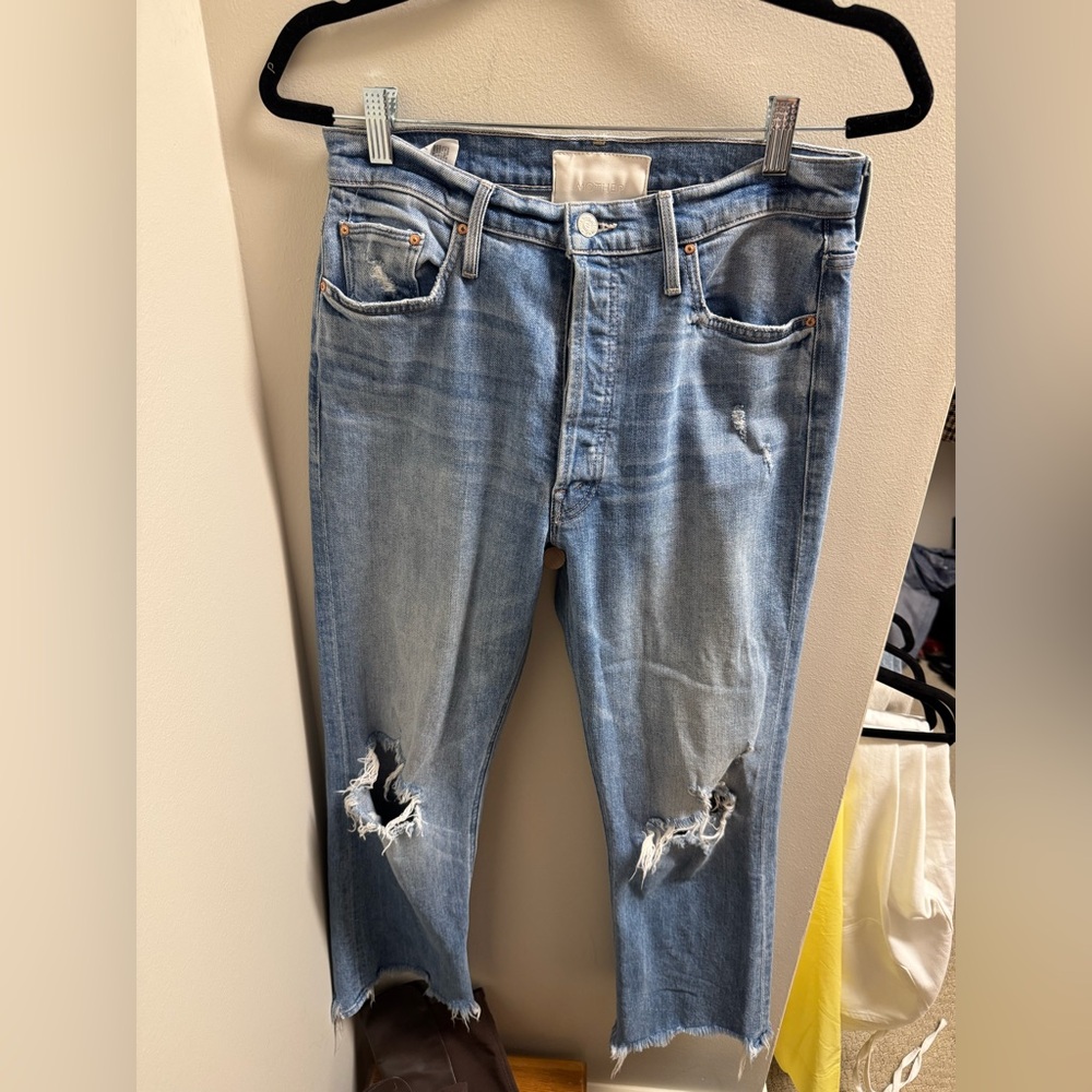 Mother size 30 ripped jeans